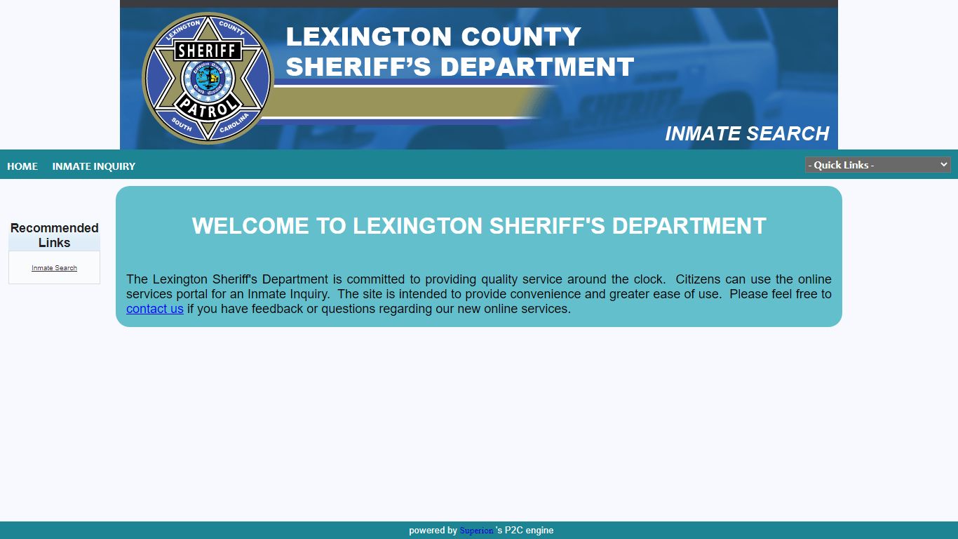 Lexington County Sheriff Office P2C